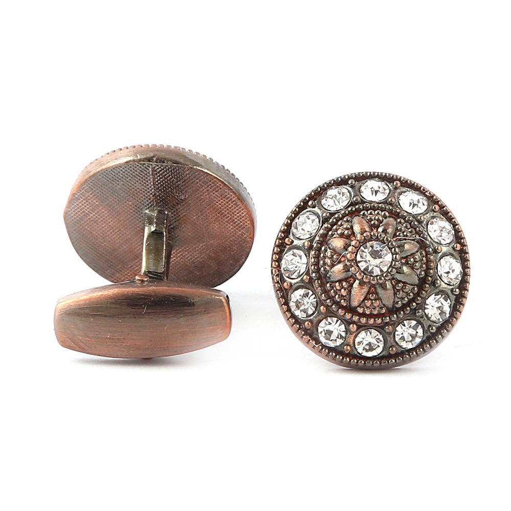 Men's Cufflinks - Copper, Men, Cufflinks, Chase Value, Chase Value