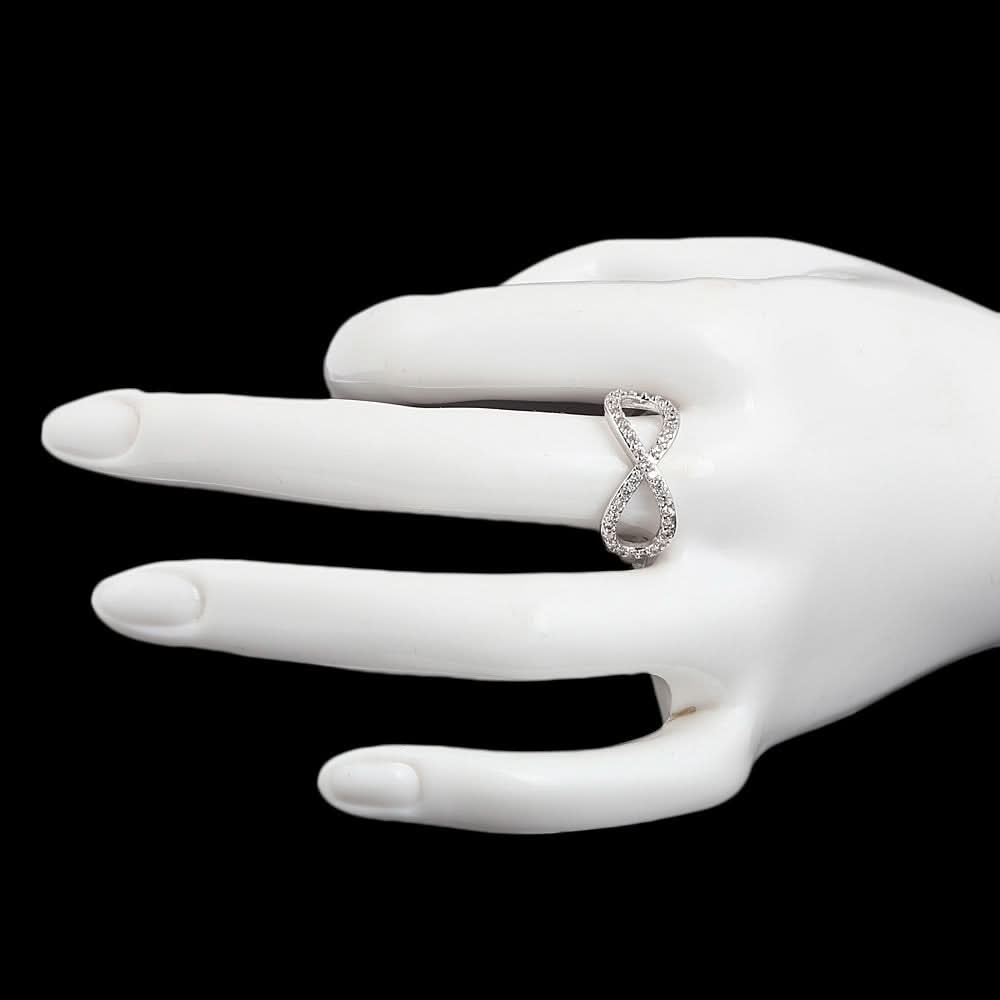 Women's Fancy Studded Ring - Silver - test-store-for-chase-value