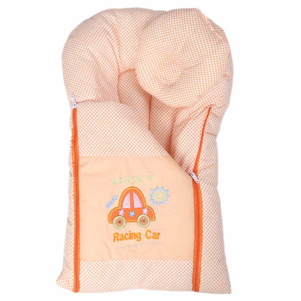 Newborn Sleeping Bag With Pillow - Orange, Kids, Sleeping Bags, Chase Value, Chase Value