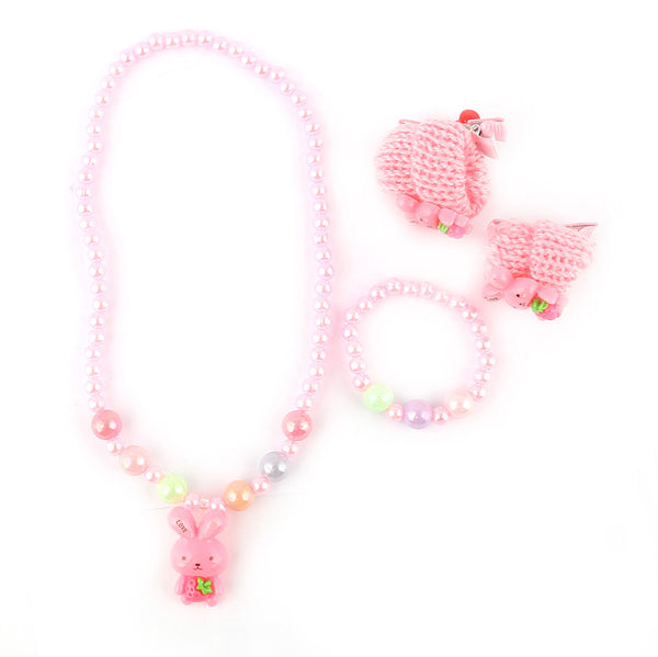 Girls Mala Gift Set - Pink, Kids, Jewellery Sets, Chase Value, Chase Value