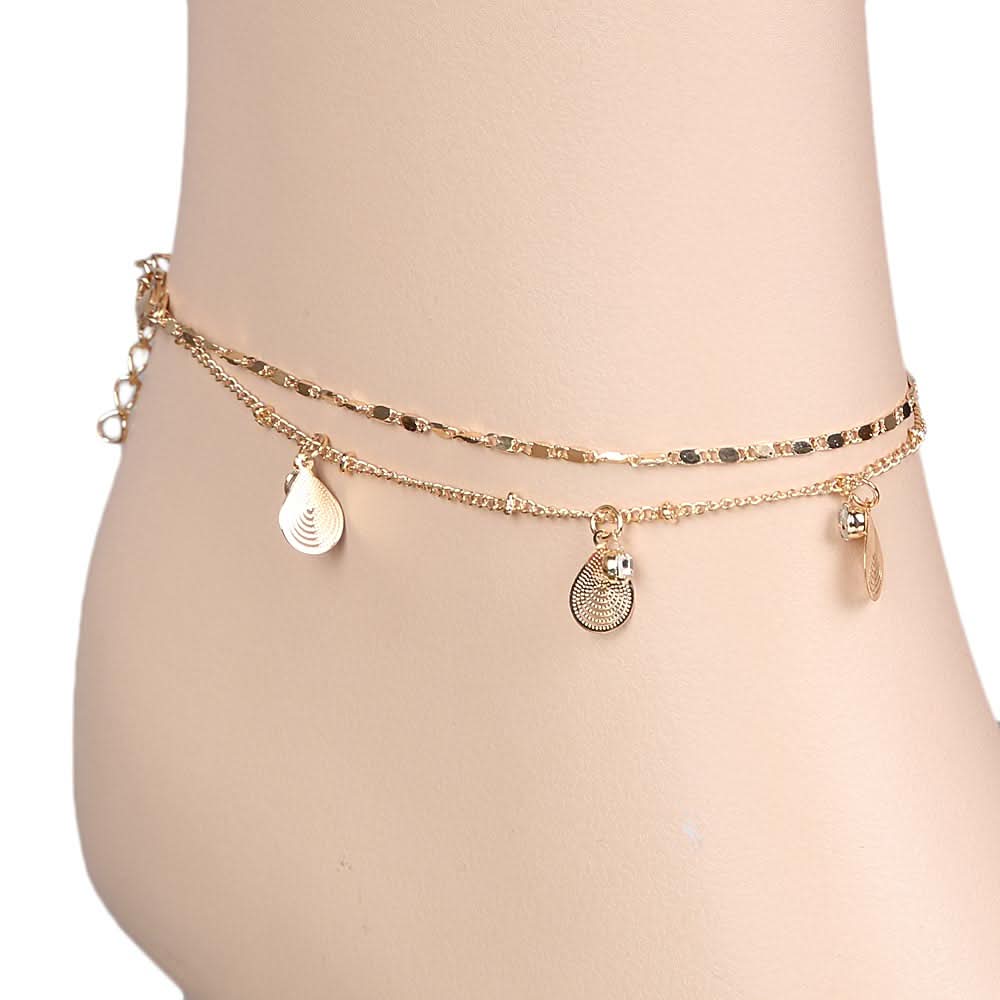 Women's Fancy Anklet - Golden, Women, Foot Jewellery, Chase Value, Chase Value