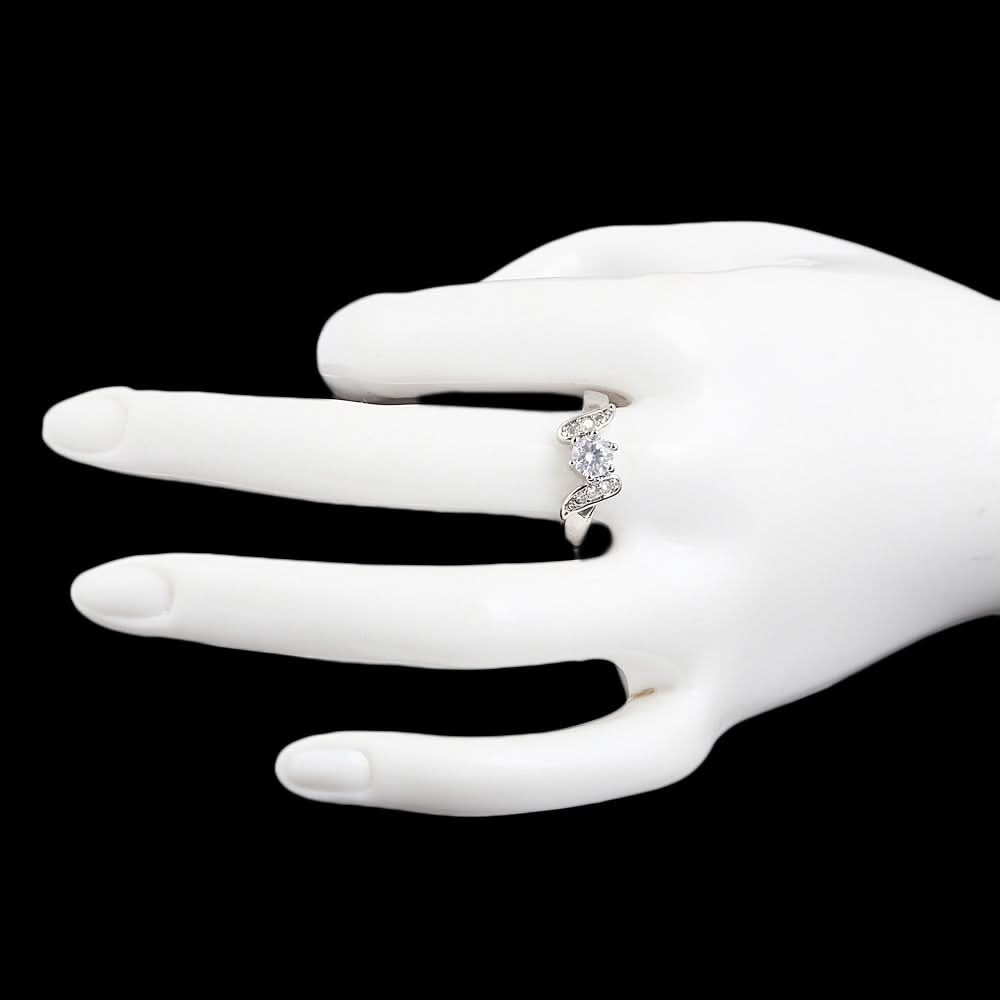 Women's Fancy Stone Ring - Silver - test-store-for-chase-value