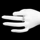 Women's Fancy Stone Ring - Silver - test-store-for-chase-value