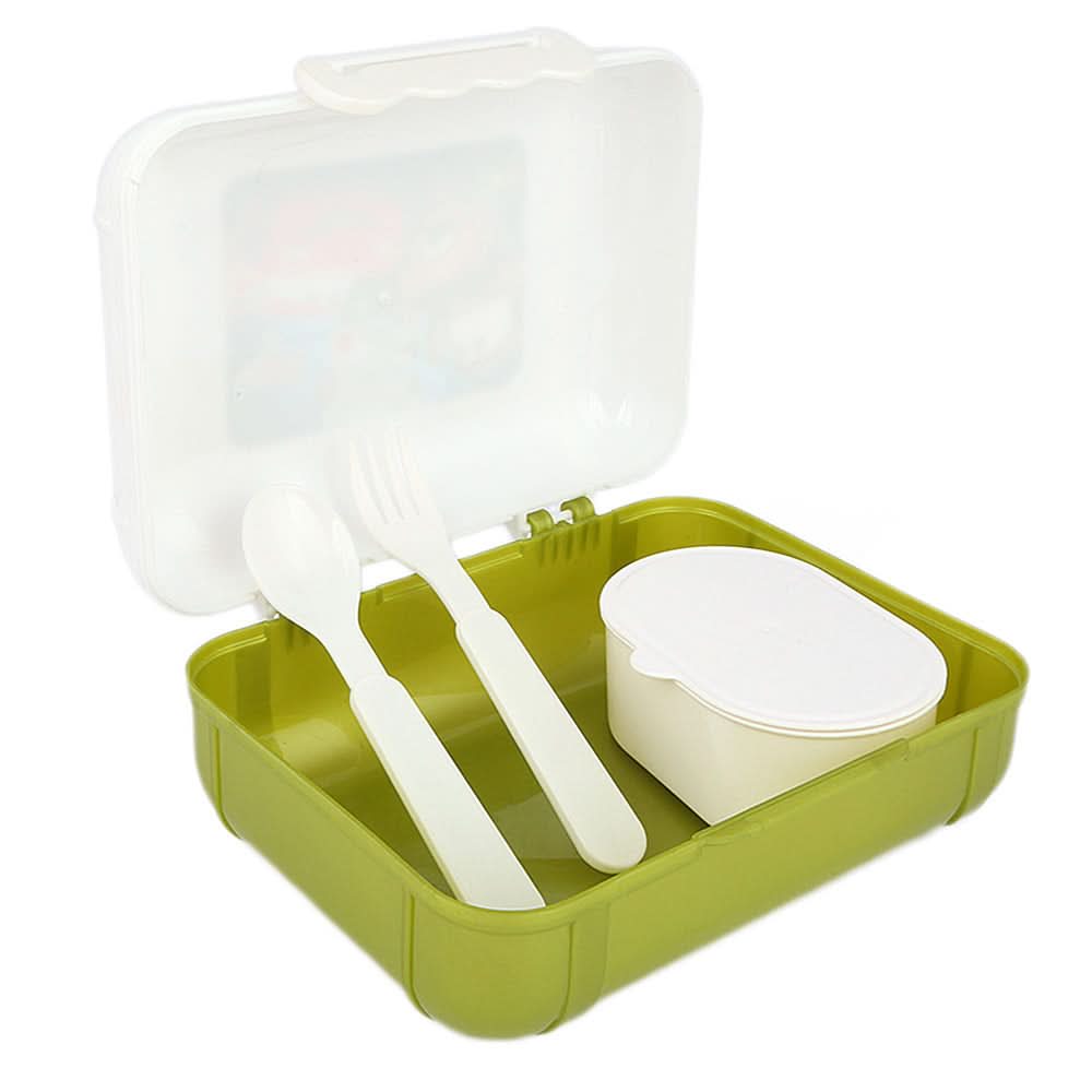 School Lunch Box - Green, Kids, Tiffin Boxes And Bottles, Chase Value, Chase Value