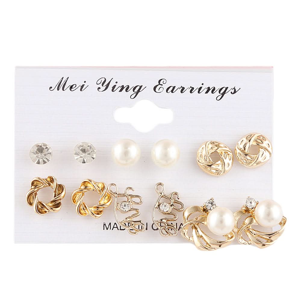 Girl's Fancy Ear Tops - Golden - test-store-for-chase-value