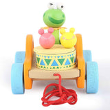 Wooden Car - Orange, Kids, Non-Remote Control, Chase Value, Chase Value