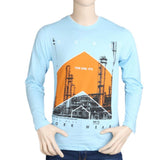 Men's Full Sleeves T Shirt - Blue, Mens T-Shirts, Chase Value, Chase Value