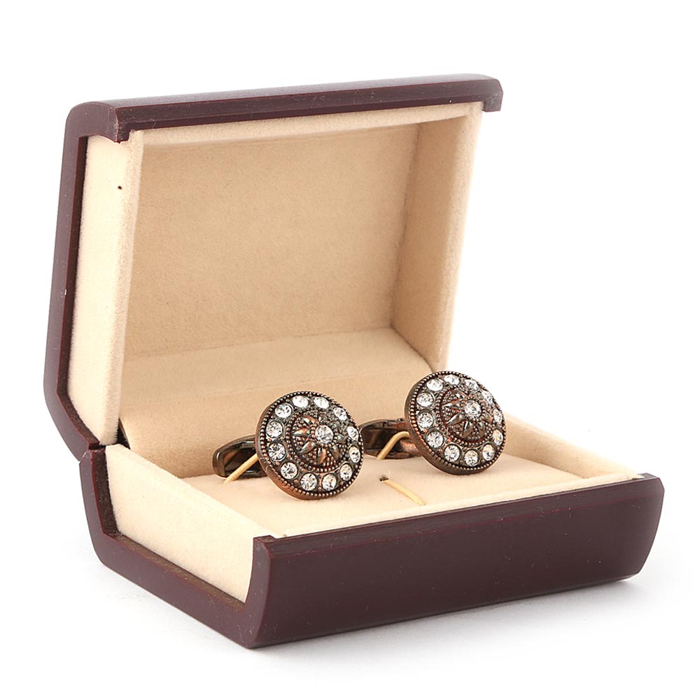 Men's Cufflinks - Copper, Men, Cufflinks, Chase Value, Chase Value