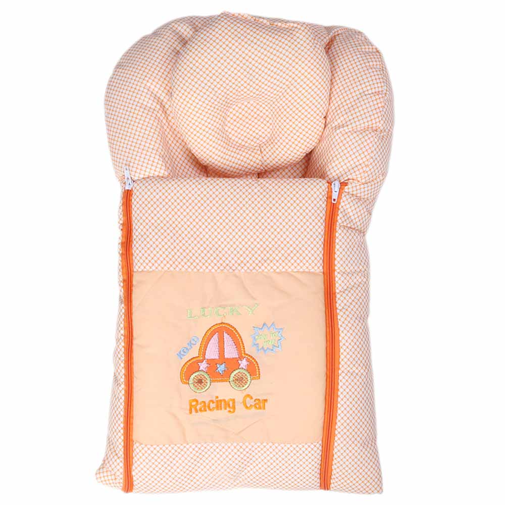 Newborn Sleeping Bag With Pillow - Orange, Kids, Sleeping Bags, Chase Value, Chase Value
