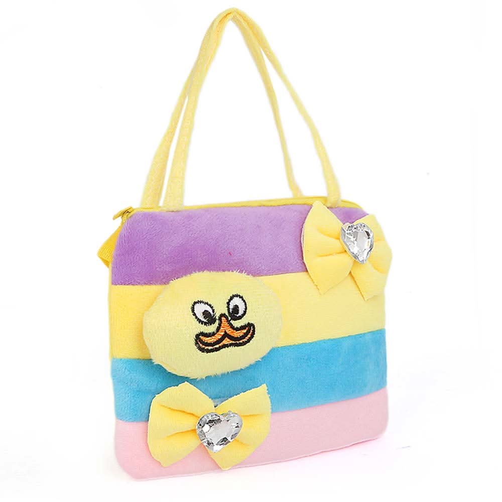 Girls Stuffed Bags 857 (851) - Yellow, Kids Clothes, Chase Value, Chase Value