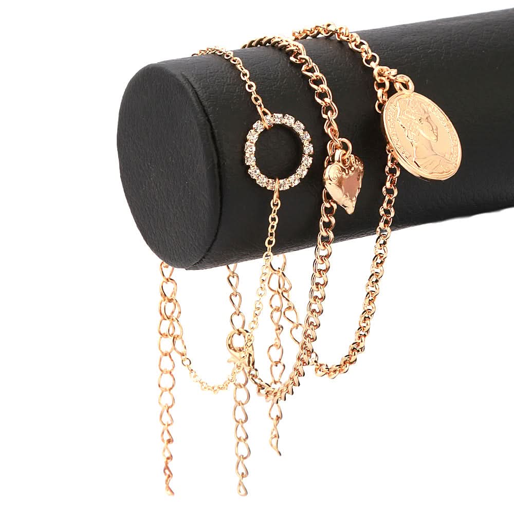 Women's Bracelet - Golden, Women, Bangles & Bracelets, Chase Value, Chase Value