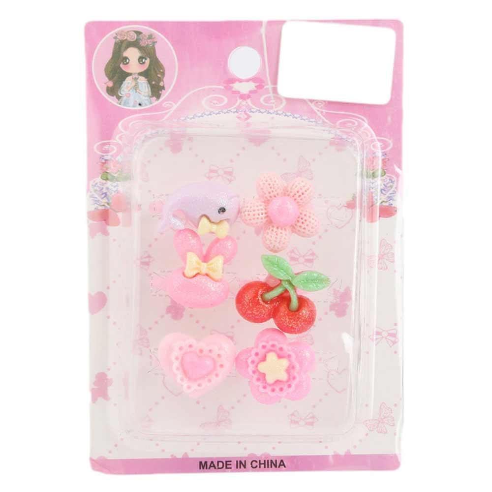 Girls Ring Card - Multi, Kids, Finger Rings, Chase Value, Chase Value