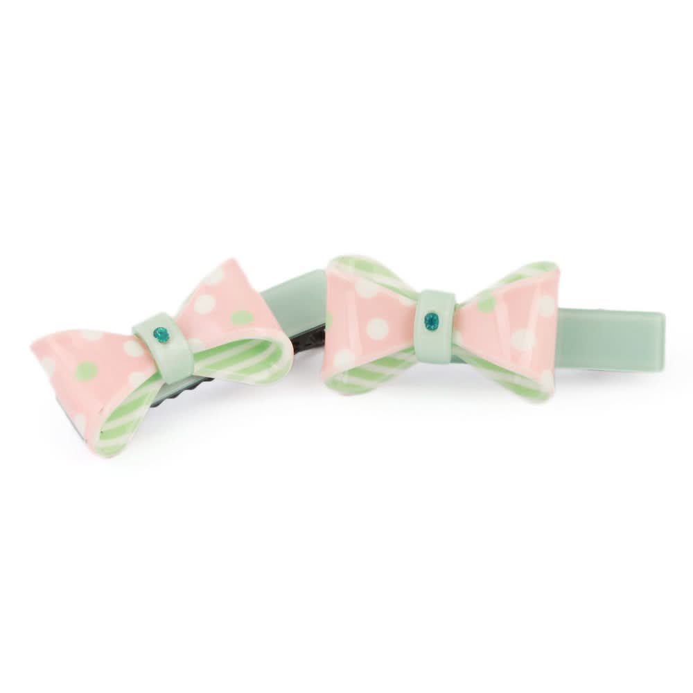 Girls Hair Pin 2 Pcs - Green, Kids, Hair Accessories, Chase Value, Chase Value
