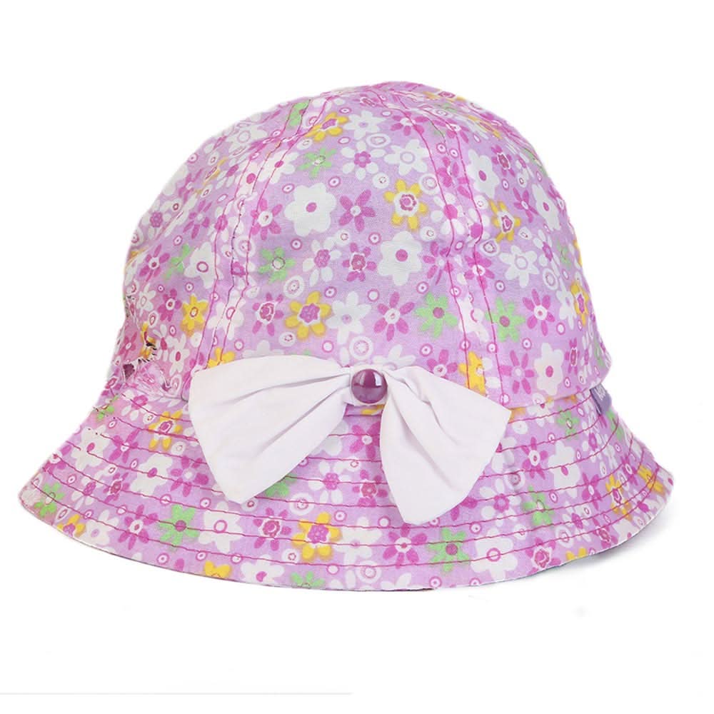 Girls Floppy Cap - Purple, Kids, Girls Caps And Hats, Chase Value, Chase Value