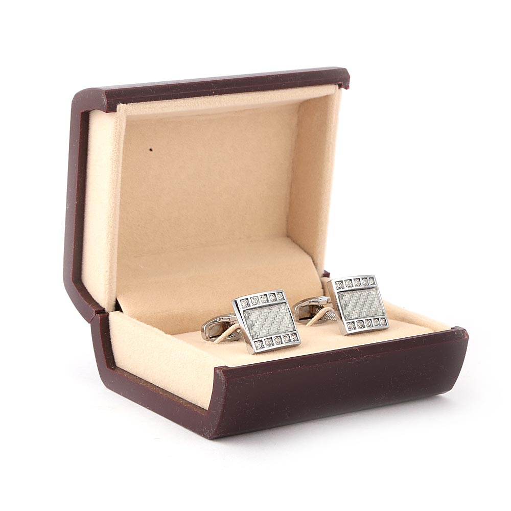Men's Cufflinks - Silver, Men, Cufflinks, Chase Value, Chase Value