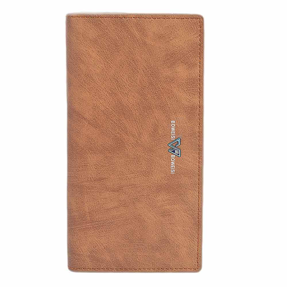 Men's Cheque Book Wallet - Brown, Men, Wallets, Chase Value, Chase Value