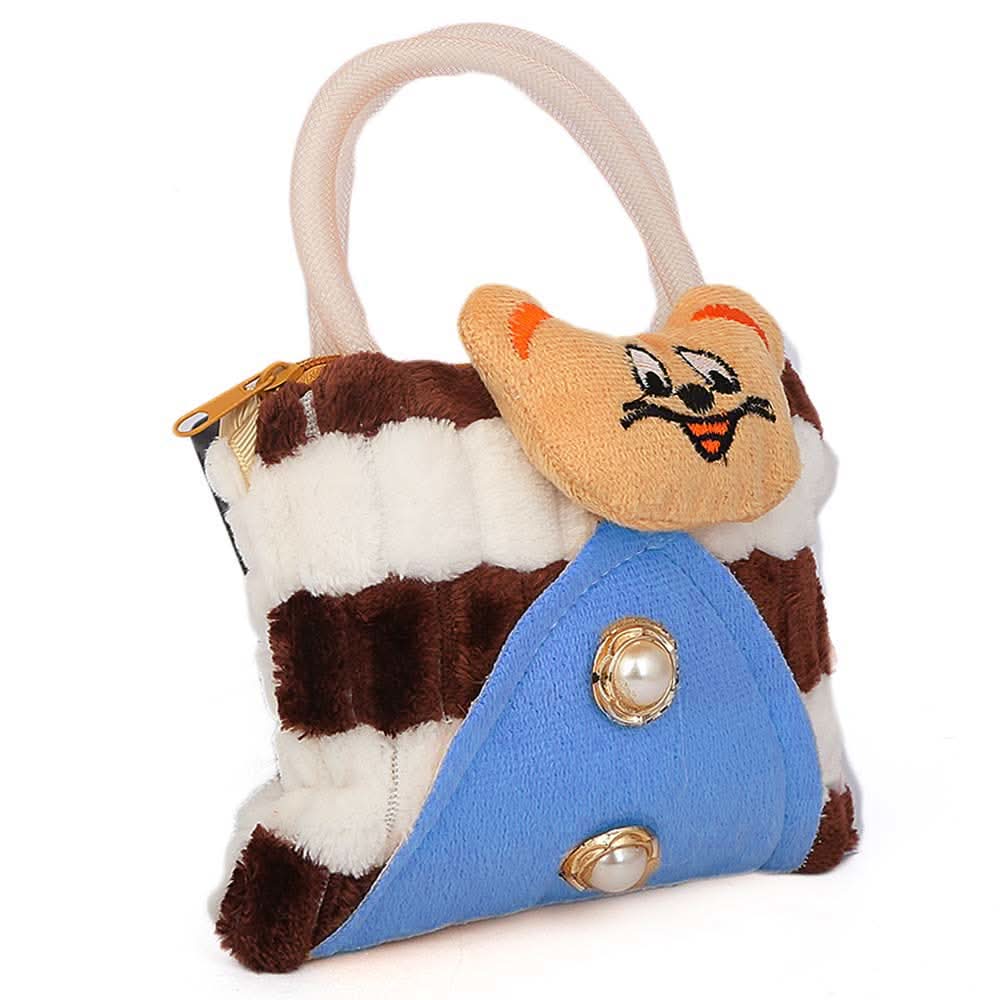 Girls Stuffed Bags 851 (851) - Brown, Kids Clothes, Chase Value, Chase Value