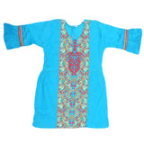 Girls Embroidered 2 Piece Suit - Blue, Kids, Girls Sets And Suits, Chase Value, Chase Value