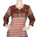 Women's Printed Lawn 2 Pcs Stitched Suit - Multi, Women, Shalwar Suits, Chase Value, Chase Value