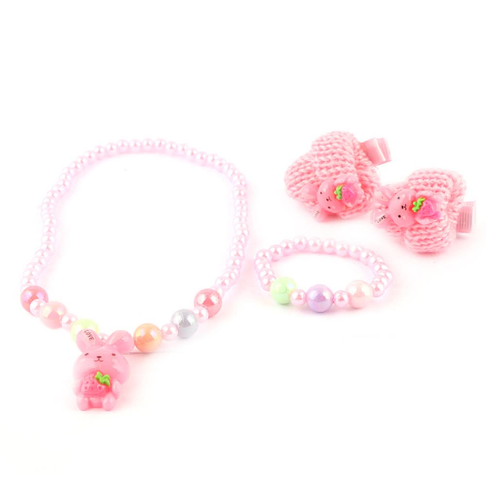 Girls Mala Gift Set - Pink, Kids, Jewellery Sets, Chase Value, Chase Value