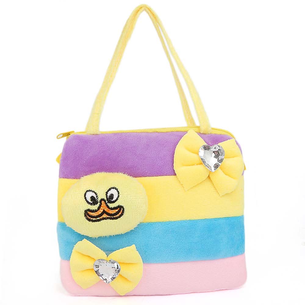 Girls Stuffed Bags 857 (851) - Yellow, Kids Clothes, Chase Value, Chase Value