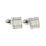 Men's Cufflinks - Silver, Men, Cufflinks, Chase Value, Chase Value