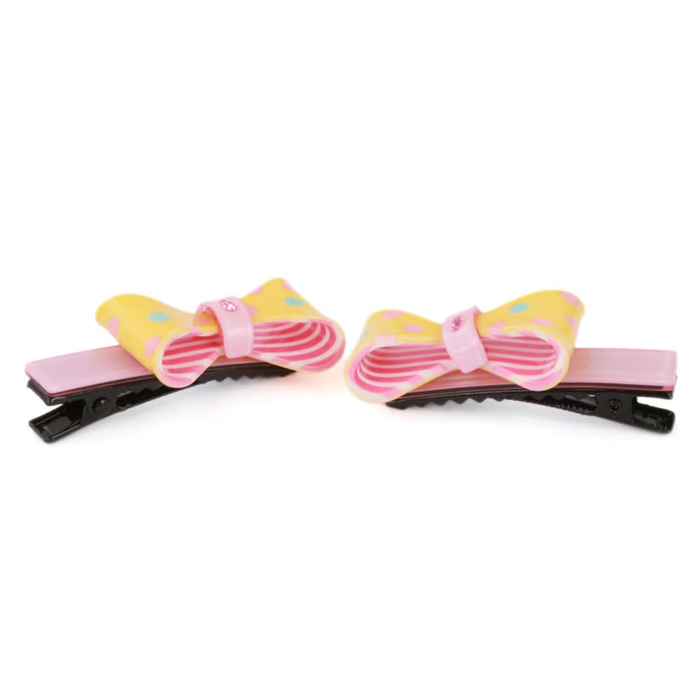 Girls Hair Pin 2 Pcs - Yellow, Kids, Hair Accessories, Chase Value, Chase Value