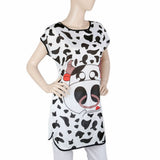 Women's Night T Shirt - Black, Women, Night Suit, Chase Value, Chase Value
