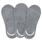 Men's Loafer Socks Pack Of 3 (Z260) - Grey - test-store-for-chase-value