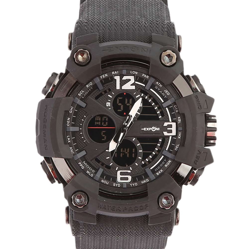 Men's Wrist Watch - Black, Men, Watches, Chase Value, Chase Value