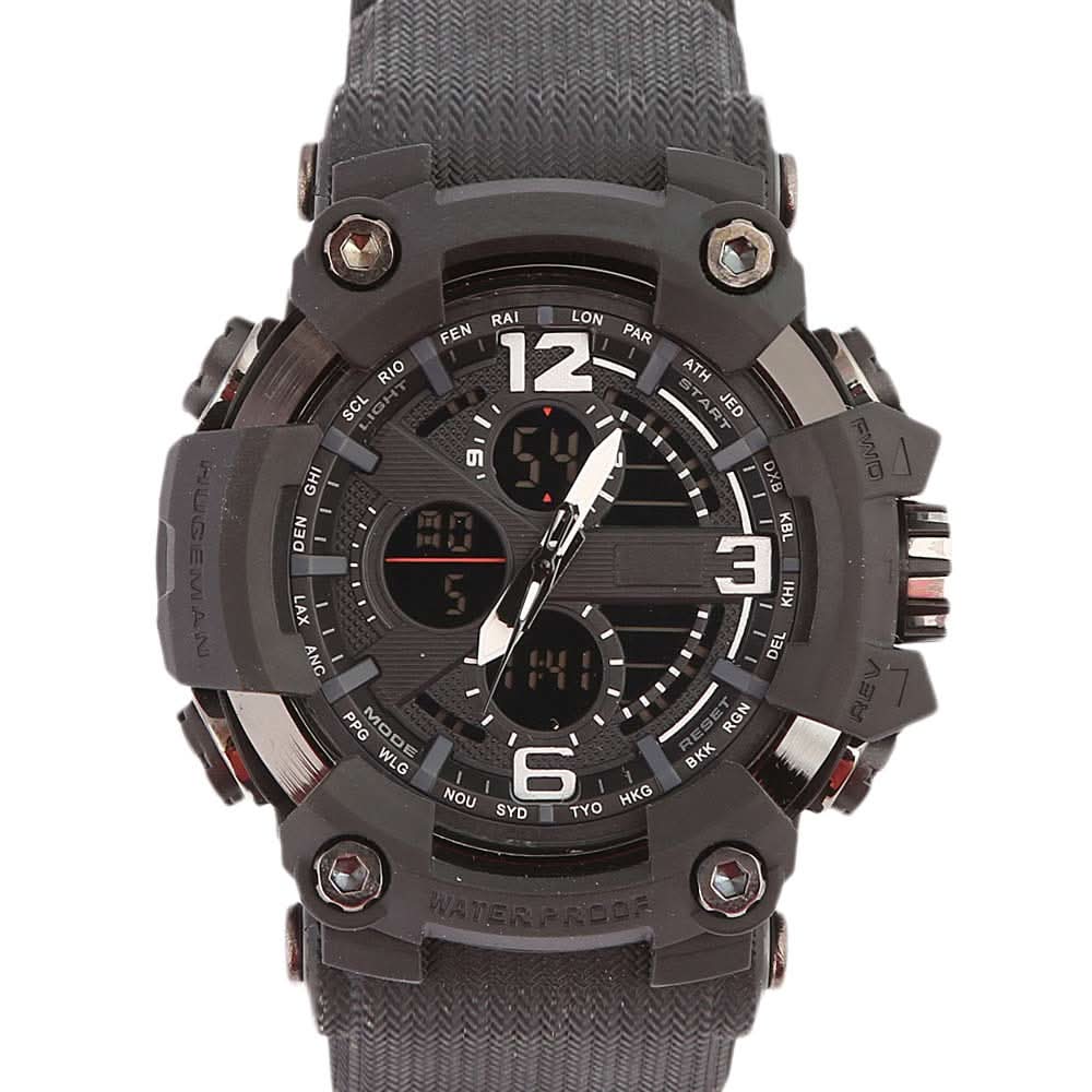 Men's Wrist Watch - Black, Men, Watches, Chase Value, Chase Value