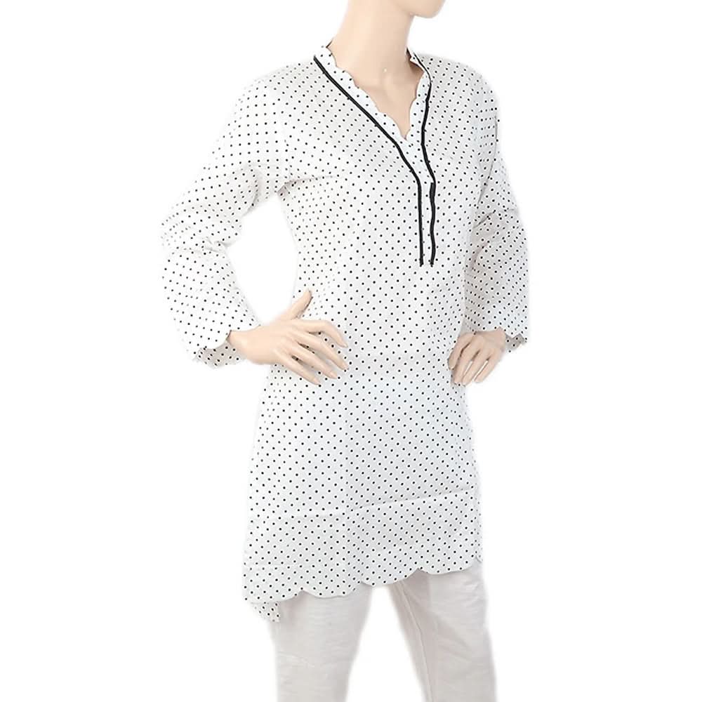 Women's Kurti WQB-5017-D - White, Women, Ready Kurtis, Chase Value, Chase Value
