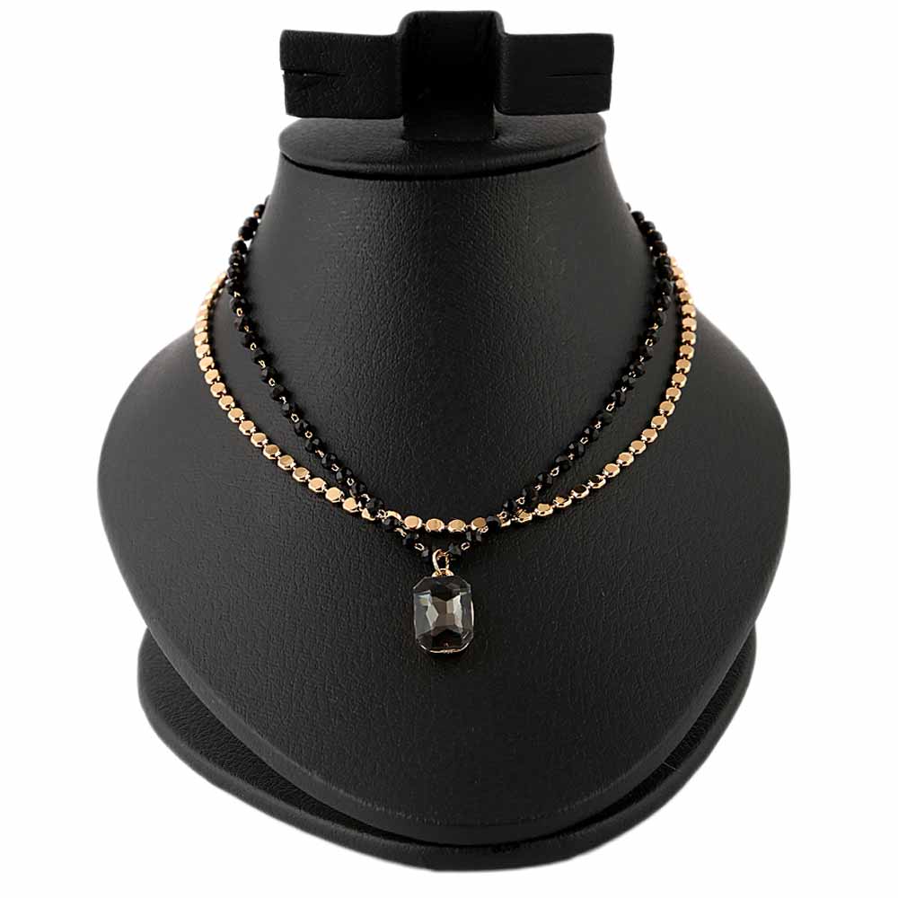 Women's Fancy Chain Locket - Golden - Black, Women, Chains & Lockets, Chase Value, Chase Value