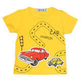 Newborn Boys T-Shirt - Yellow, Kids, NB Boys Shirts And T-Shirts, Chase Value, Chase Value