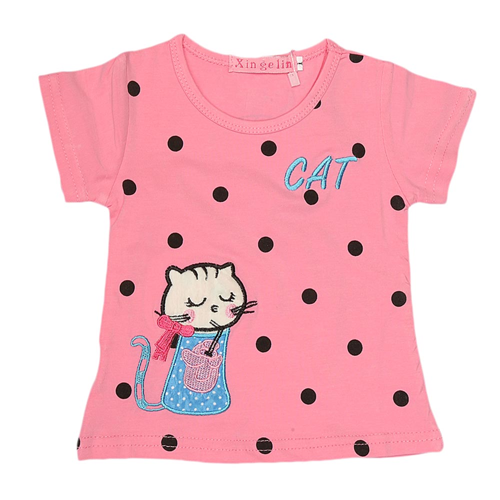 Newborn Girls T-Shirt - Pink, Kids, NB Girls T-Shirts, Chase Value, Chase Value