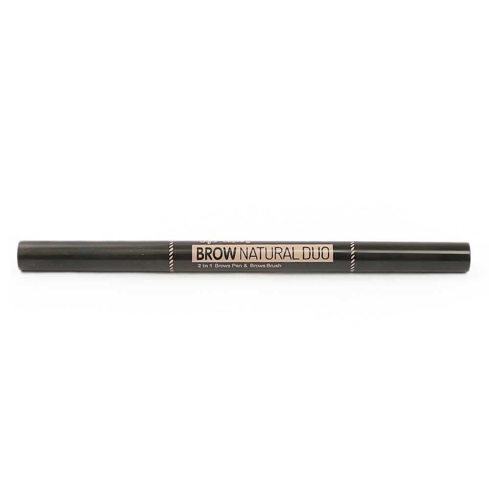 S.F.R Color 2IN1 Brow Pen+Brow Brush - Chocolate 120, Beauty & Personal Care, Brushes And Applicators, Chase Value, Chase Value