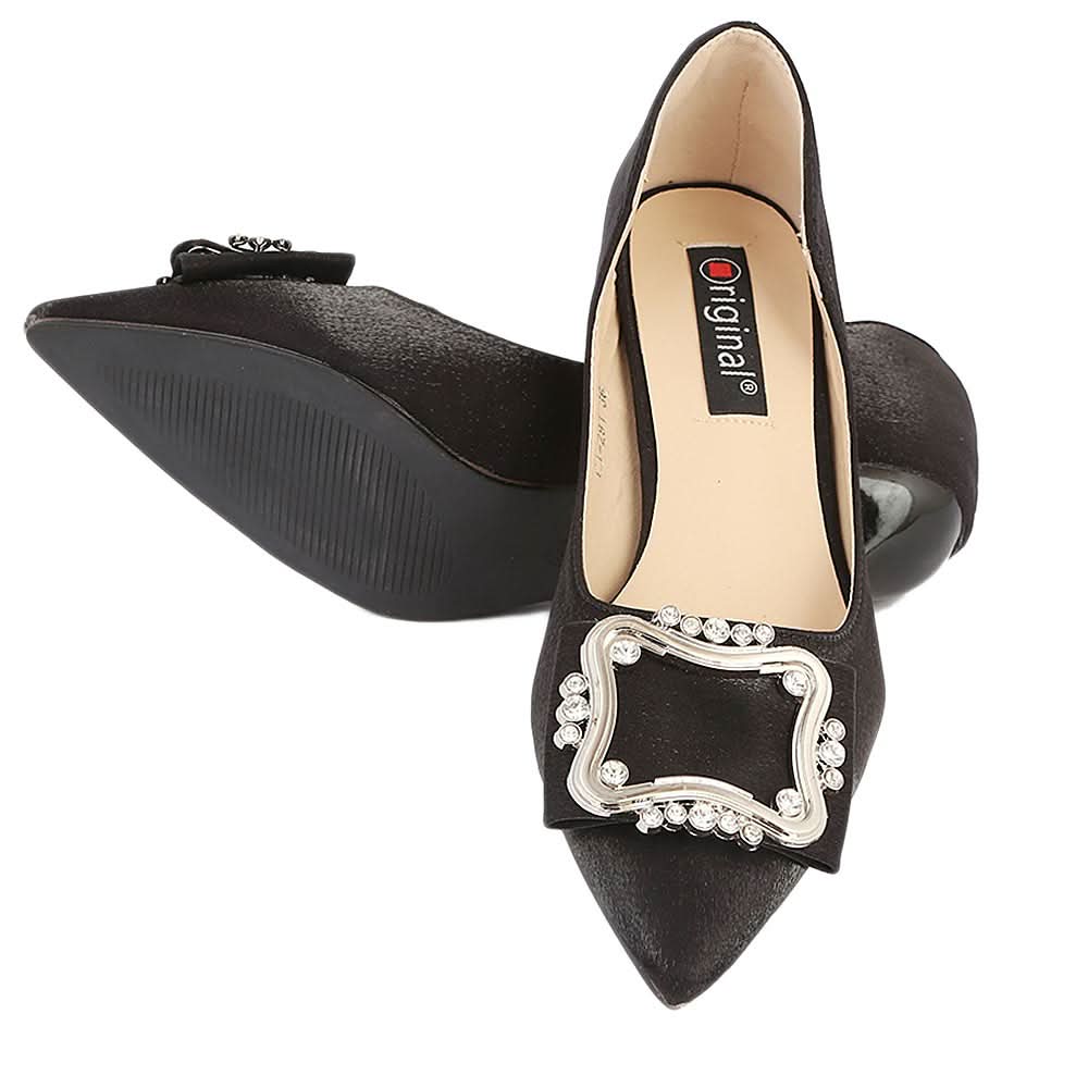 Women's Fancy Heel (CJ-291) - Black, Women, Heels, Chase Value, Chase Value