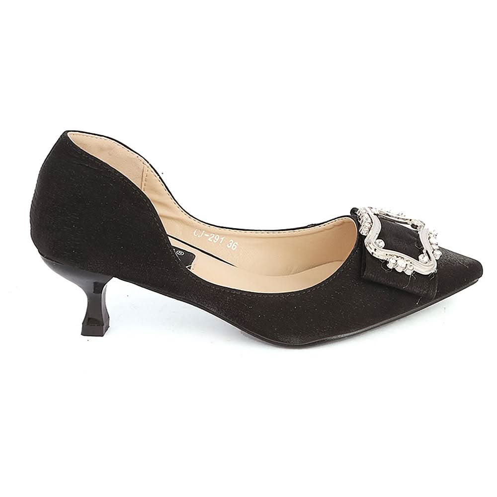Women's Fancy Heel (CJ-291) - Black, Women, Heels, Chase Value, Chase Value