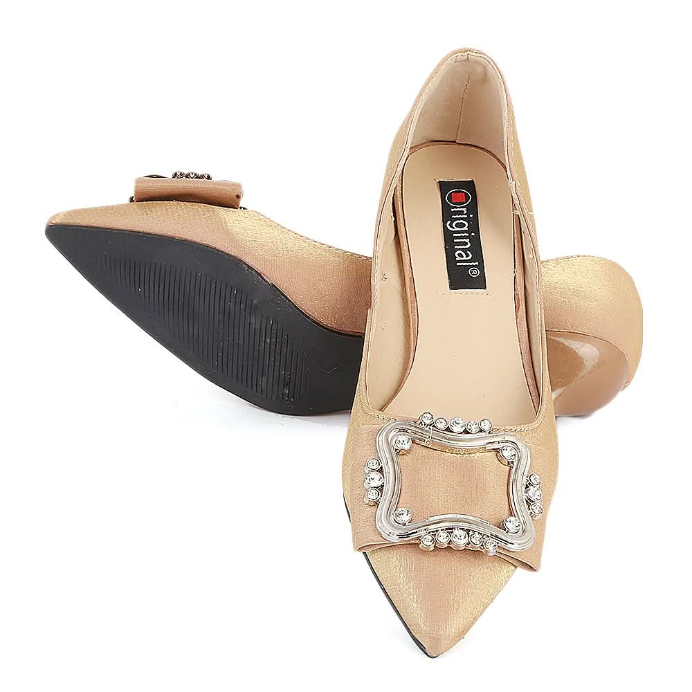 Women's Fancy Heel (CJ-291) - Champagne, Women, Heels, Chase Value, Chase Value