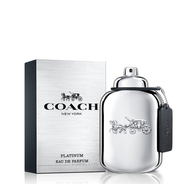 Coach Platinum Eau De Parfum For Men - 100 ML, Beauty & Personal Care, Men's Perfumes, Chase Value, Chase Value