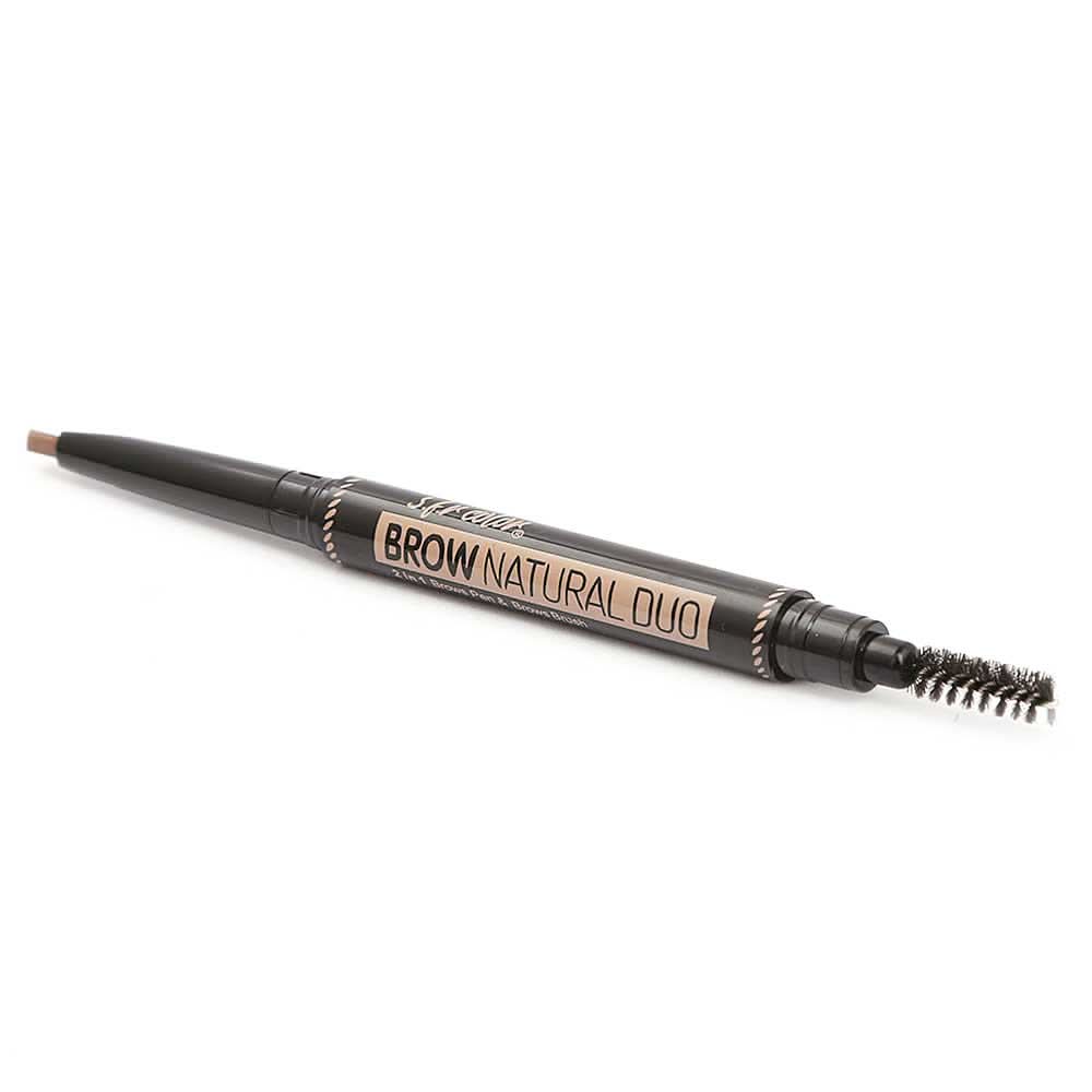 S.F.R Color 2IN1 Brow Pen+Brow Brush - Coffee 115, Beauty & Personal Care, Brushes And Applicators, Chase Value, Chase Value