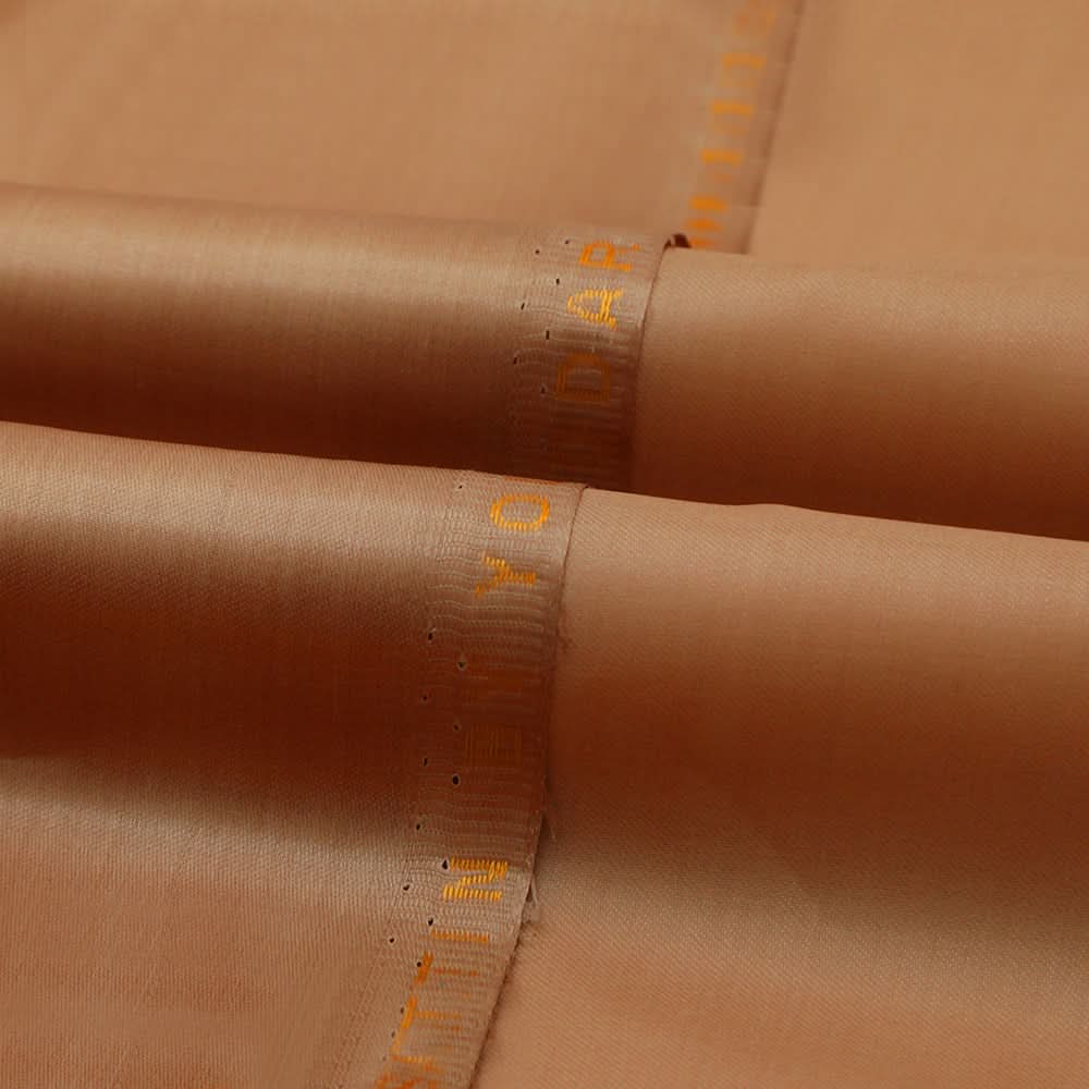 Men's Cotton Satin Unstitched Suit - Copper, Men, Unstitched Fabric, Chase Value, Chase Value