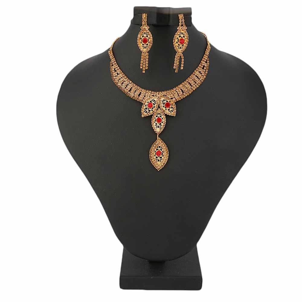 Women's Jewellery Set - Copper & Red, Women, Jewellery Set, Chase Value, Chase Value