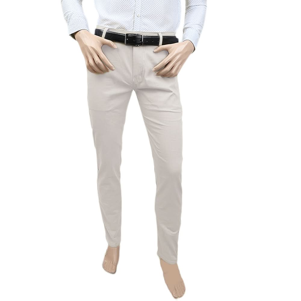 Men's Cotton Chino Pant - Cream, Men, Casual Pants And Jeans, Chase Value, Chase Value