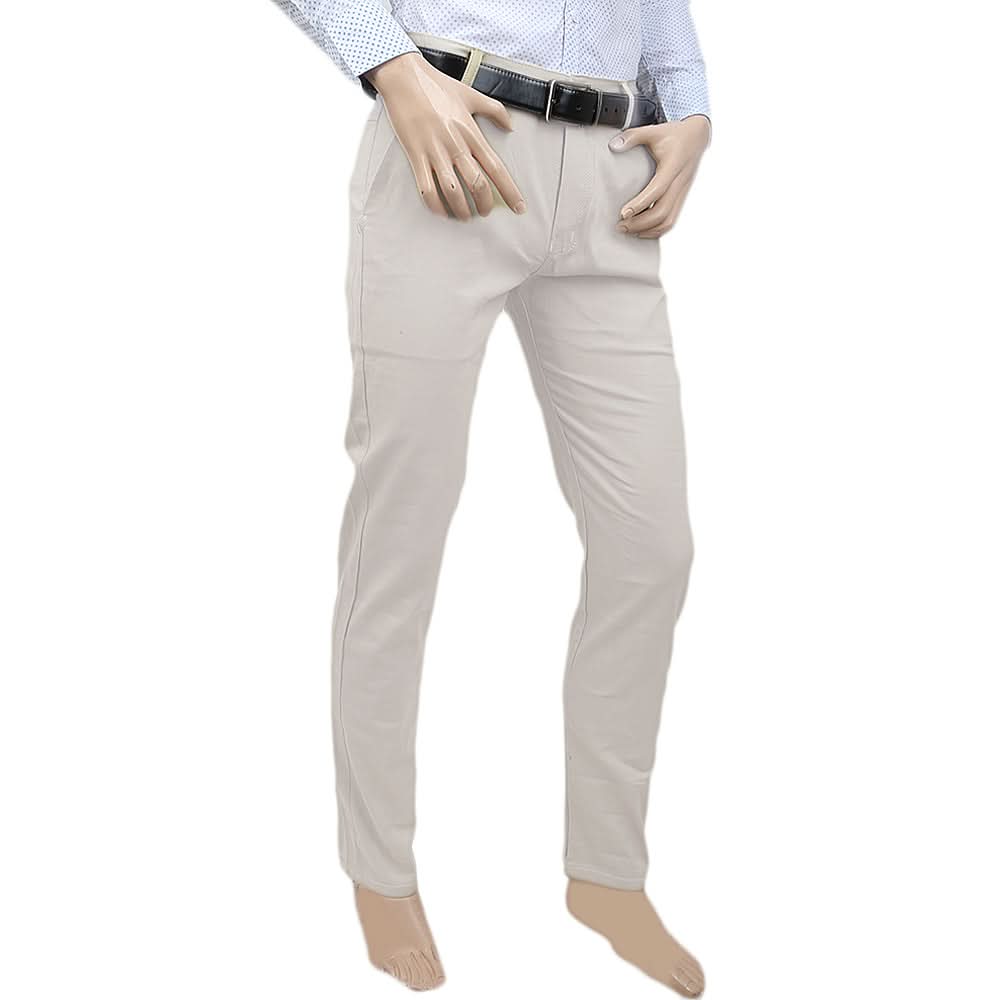 Men's Cotton Chino Pant - Cream, Men, Casual Pants And Jeans, Chase Value, Chase Value