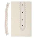 Men's Mashriq Embroidered Un-Stitched Suit - Cream, Men, Unstitched Fabric, Chase Value, Chase Value