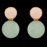 Women's Ear Tops -  Cyan Golden, Women, Earrings & Tops, Chase Value, Chase Value
