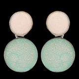 Women's Ear Tops -  Cyan Silver, Women, Earrings & Tops, Chase Value, Chase Value