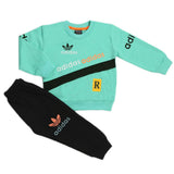 Boys Full Sleeves 2Pcs Suit - Cyan, Boys Sets & Suits, Chase Value, Chase Value