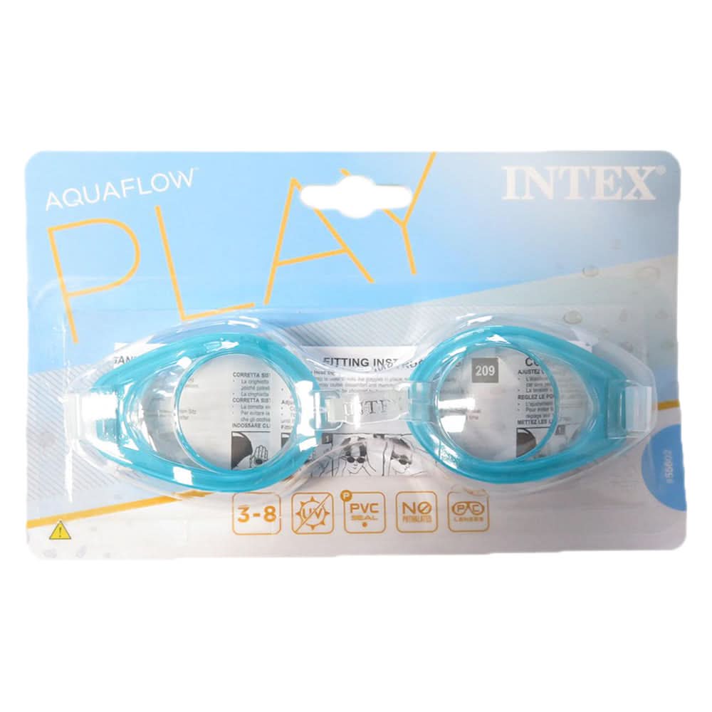 Intex Swimming Goggles - Cyan, Kids, Swimming, Chase Value, Chase Value